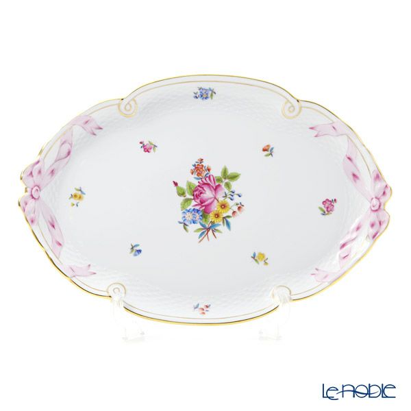 ヘレンド ブーケコルネリア HBC 00400-0-00 パーティートレイ 38cm