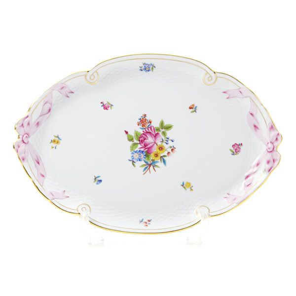 ヘレンド ブーケコルネリア HBC 00400-0-00 パーティートレイ 38cm