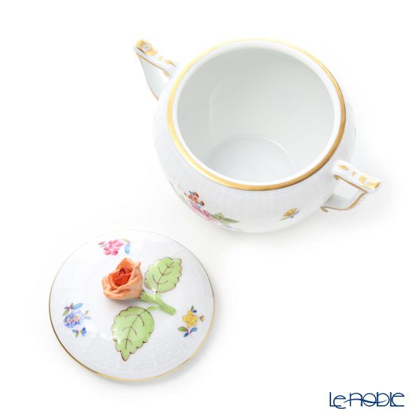 ヘレンド ブーケコルネリア HBC 00472-0-09 シュガーポット ローズ 200ml