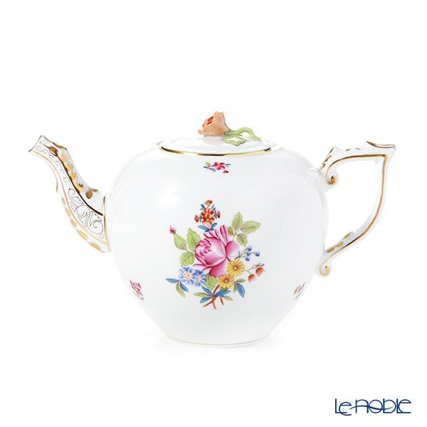 ヘレンド ブーケコルネリア HBC 00606-0-09 ティーポット ローズ 800ml