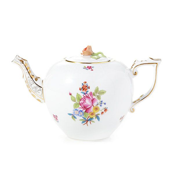 ヘレンド ブーケコルネリア HBC 00606-0-09 ティーポット ローズ 800ml