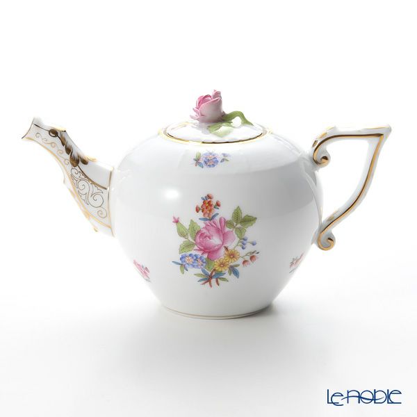 ヘレンド ブーケコルネリア HBC 00608-0-09 ティーポット ローズ 400ml