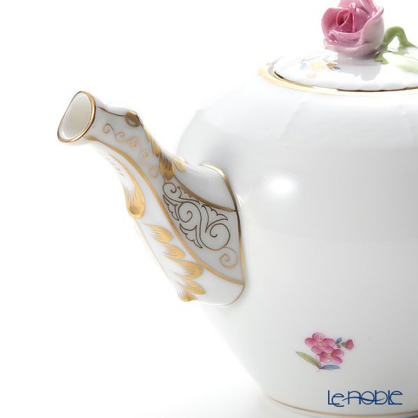 ヘレンド ブーケコルネリア HBC 00608-0-09 ティーポット ローズ 400ml