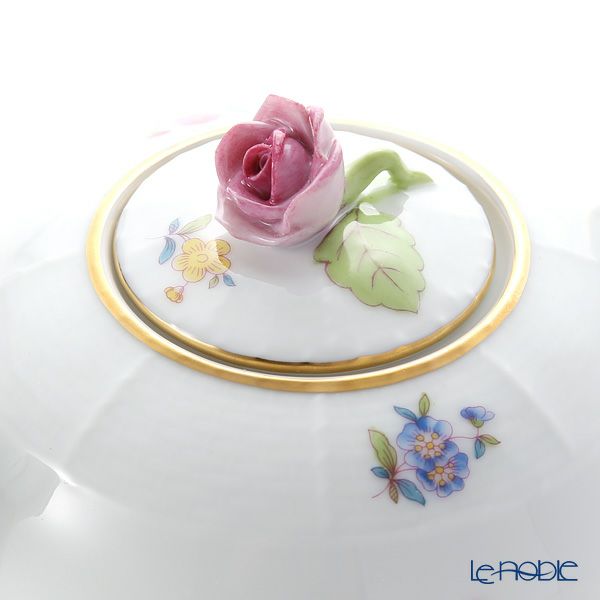 ヘレンド ブーケコルネリア HBC 00608-0-09 ティーポット ローズ 400ml