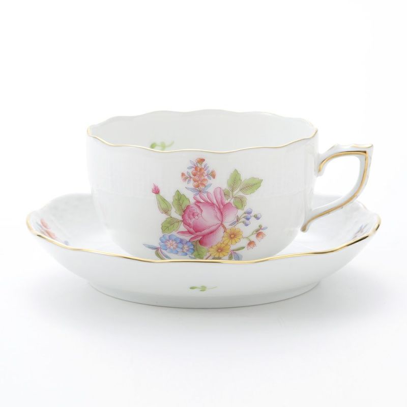 ヘレンド ブーケコルネリア HBC 00724-0-00 ティーカップ＆ソーサー 200ml