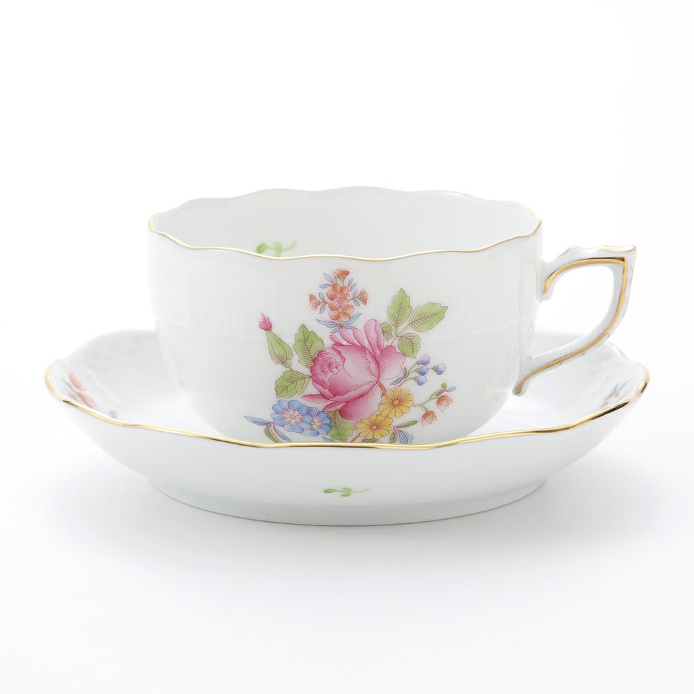 ヘレンド ブーケコルネリア HBC 00724-0-00 ティーカップ＆ソーサー 200ml