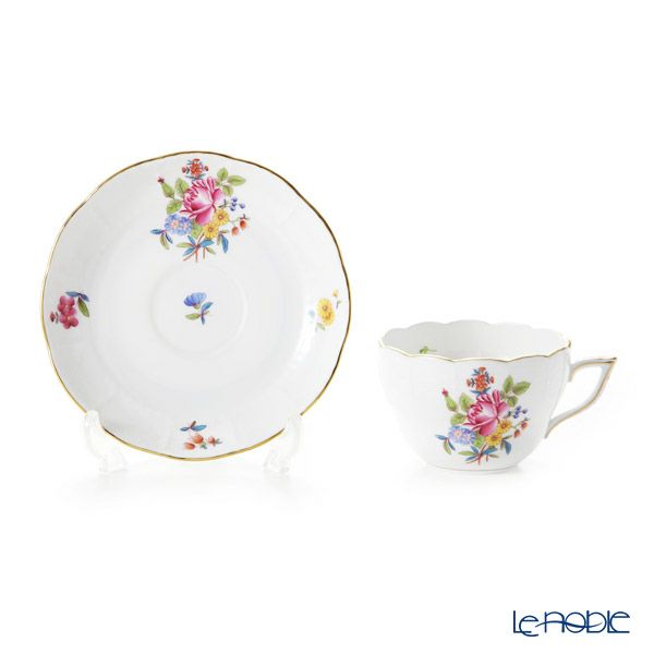 ヘレンド ブーケコルネリア HBC 00730-0-00 ティーカップ＆ソーサー（兼用） 200ml