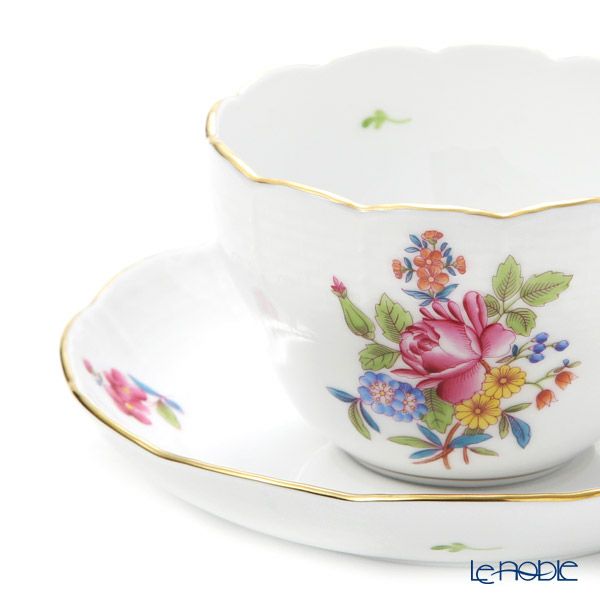 ヘレンド ブーケコルネリア HBC 00730-0-00 ティーカップ＆ソーサー（兼用） 200ml