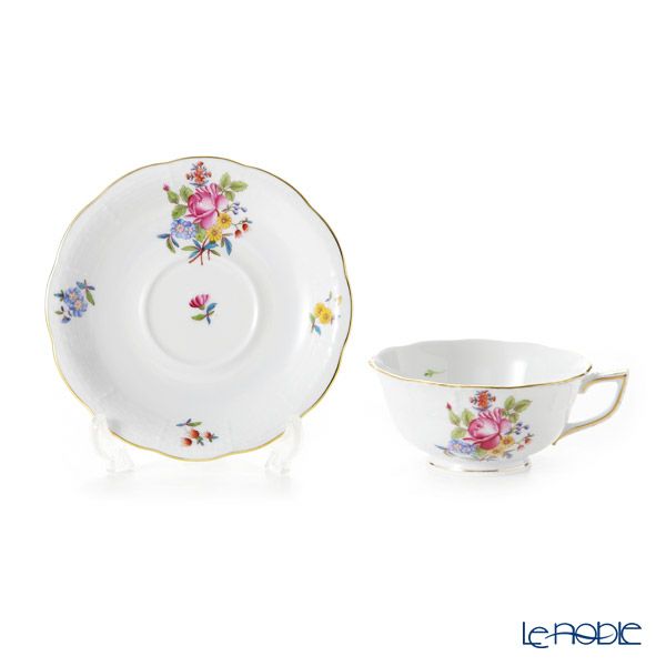 ヘレンド ブーケコルネリア HBC ティーカップ＆ソーサー ロウ 00734-0-00