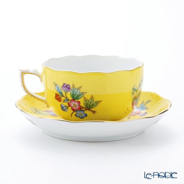 ヘレンド 黄のヴィクトリア VE-FJ 00724-0-00 ティーカップ＆ソーサー 200ml