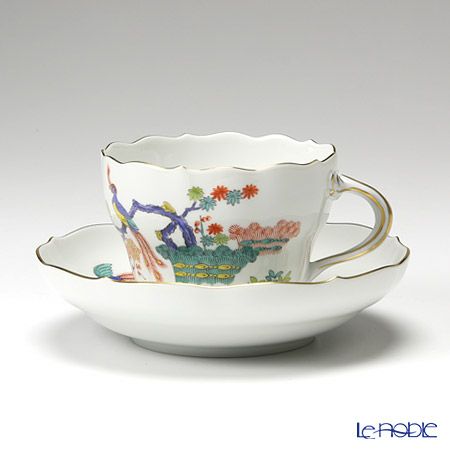 マイセン（Meissen） インドのキジ 454110／00582 コーヒーカップ＆ソーサー 200ml