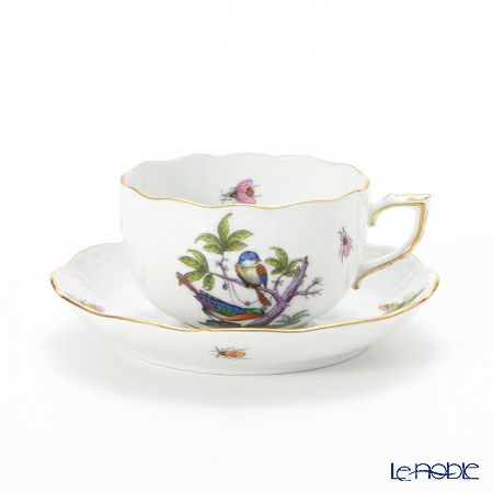 ヘレンド ロスチャイルドバード 多彩色 ROM-2 00724-0-00／724 ティーカップ＆ソーサー 200ml