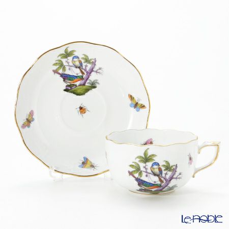 ヘレンド ロスチャイルドバード 多彩色 ROM-2 00724-0-00／724 ティーカップ＆ソーサー 200ml