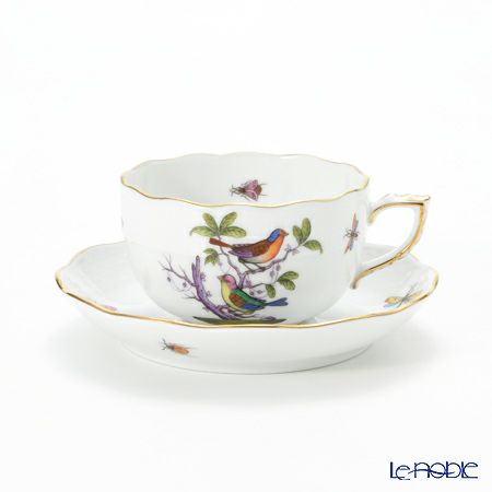 ヘレンド ロスチャイルドバード 多彩色 ROM-3 00724-0-00／724 ティーカップ＆ソーサー 200ml
