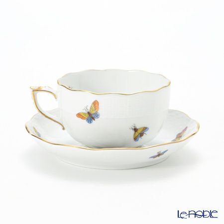 ヘレンド ロスチャイルドバード 多彩色 ROM-3 00724-0-00／724 ティーカップ＆ソーサー 200ml