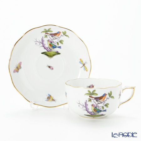 ヘレンド ロスチャイルドバード 多彩色 ROM-3 00724-0-00／724 ティーカップ＆ソーサー 200ml
