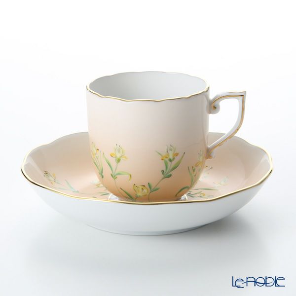 ヘレンド アイリスオレンジ IRIS-H 20707-0-00 モカカップ＆ソーサー 150ml