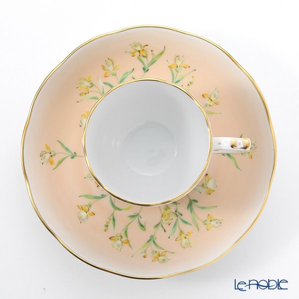 ヘレンド アイリスオレンジ IRIS-H 20707-0-00 モカカップ＆ソーサー 150ml