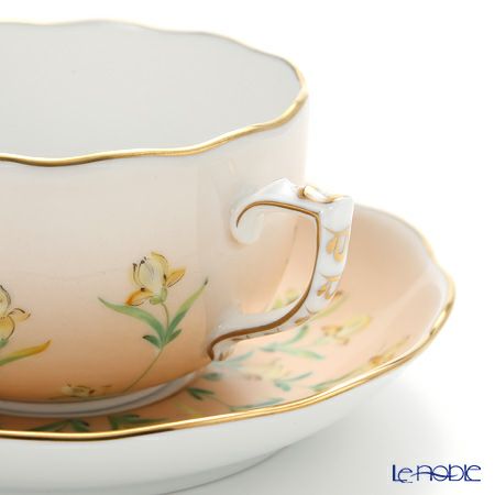 ヘレンド アイリス オレンジ IRIS-H 20724-0-00 ティーカップ＆ソーサー 200ml