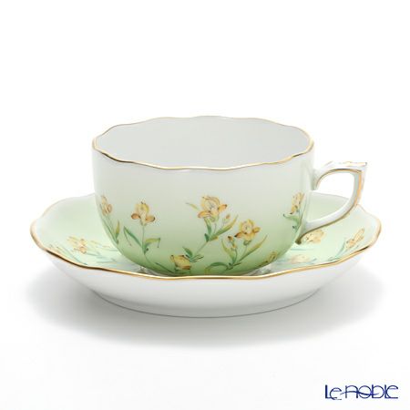 ヘレンド アイリス グリーン IRIS-V 20724-0-00 ティーカップ＆ソーサー 200ml