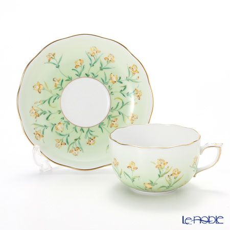 ヘレンド アイリス グリーン IRIS-V 20724-0-00 ティーカップ＆ソーサー 200ml