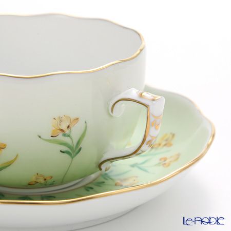 ヘレンド アイリス グリーン IRIS-V 20724-0-00 ティーカップ＆ソーサー 200ml