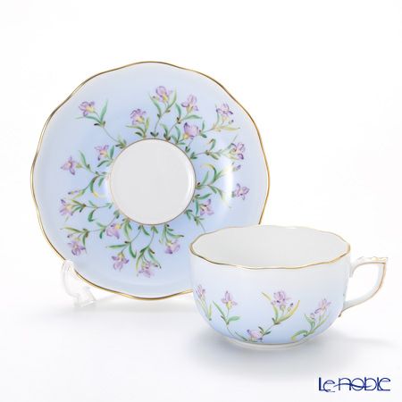 ヘレンド アイリス ブルー IRIS-B 20724-0-00 ティーカップ＆ソーサー 200ml