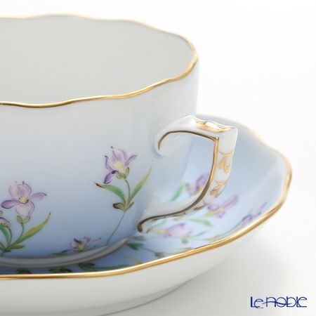 ヘレンド アイリス ブルー IRIS-B 20724-0-00 ティーカップ＆ソーサー 200ml