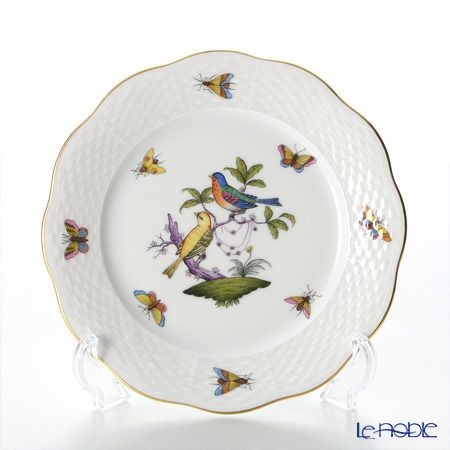 ヘレンド ロスチャイルドバード 多彩色 ROM-6 00517-0-00 プレート 19cm