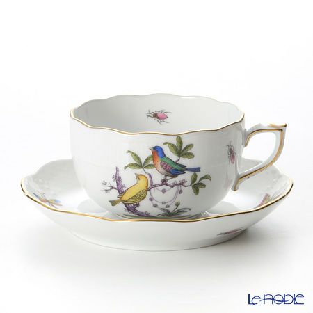 ヘレンド ロスチャイルドバード 多彩色 ROM-6 00724-0-00／724 ティーカップ＆ソーサー 200ml