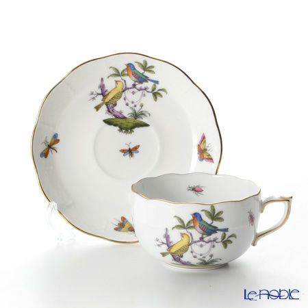 ヘレンド ロスチャイルドバード 多彩色 ROM-6 00724-0-00／724 ティーカップ＆ソーサー 200ml
