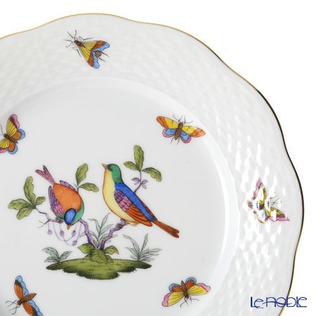 ヘレンド ロスチャイルドバード 多彩色 ROM-7 00517-0-00 プレート 19cm