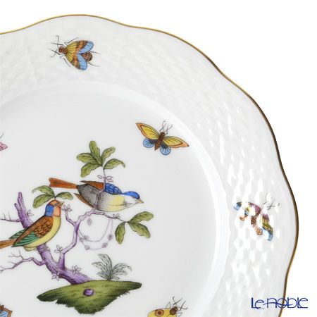 ヘレンド ロスチャイルドバード 多彩色 ROM-11 00517-0-00 プレート 19cm