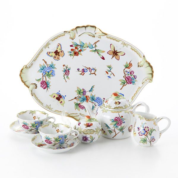 ヘレンド ヴィクトリアヒストリック VICTORIA テテアテテセット