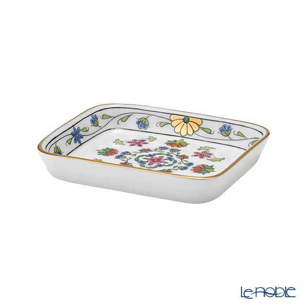 ヘレンド ラオール LHT オブロングトレイ 8.5×7cm 小皿／豆皿 07733-0-00