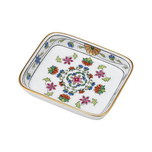 ヘレンド ラオール LHT オブロングトレイ 8.5×7cm 小皿／豆皿 07733-0-00