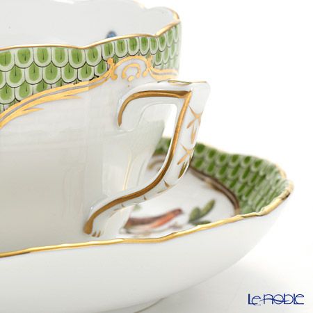 ヘレンド ロスチャイルドバード グリーンスケール ROEV-3 00730-0-00 ティーカップ＆ソーサー（兼用） 200ml