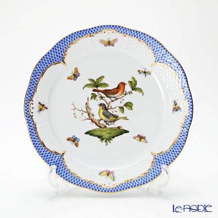 ヘレンド ロスチャイルドバード ブルースケール ROEB-3 00524-0-00 プレート 25cm