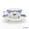 ヘレンド ロスチャイルドバード ブルースケール ROEB-3 00730-0-00 ティーカップ＆ソーサー（兼用） 200ml