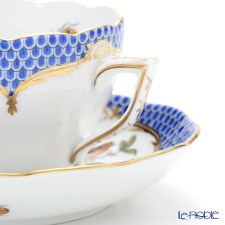 ヘレンド ロスチャイルドバード ブルースケール ROEB-3 00730-0-00 ティーカップ＆ソーサー（兼用） 200ml