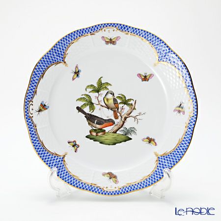 ヘレンド ロスチャイルドバード ブルースケール ROEB-2 00524-0-00 プレート 25cm