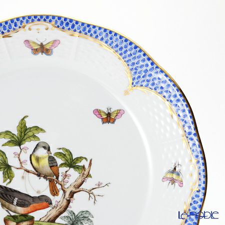 ヘレンド ロスチャイルドバード ブルースケール ROEB-2 00524-0-00 プレート 25cm