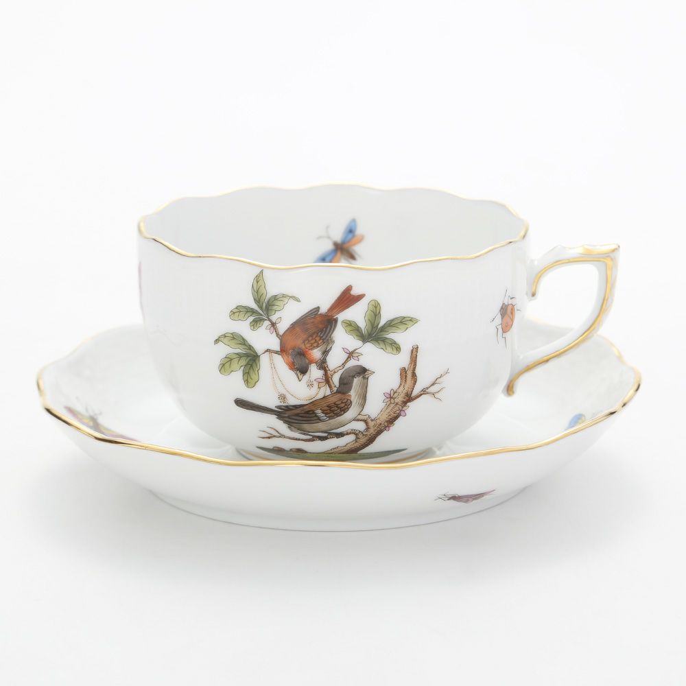 ヘレンド ロスチャイルドバード RO-4 00724-0-00 ティーカップ＆ソーサー 200ml