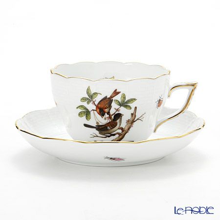 ヘレンド ロスチャイルドバード RO-4 00730-0-00 ティーカップ＆ソーサー（兼用） 200ml