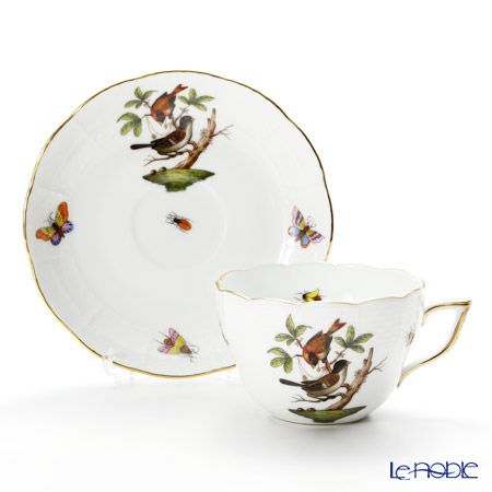 ヘレンド ロスチャイルドバード RO-4 00730-0-00 ティーカップ＆ソーサー（兼用） 200ml