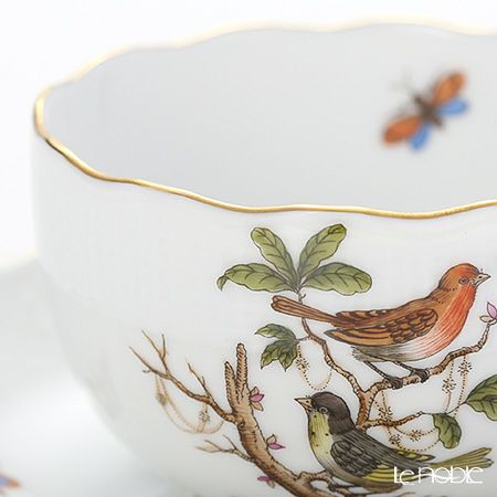 ヘレンド ロスチャイルドバード RO-3 00724-0-00 ティーカップ＆ソーサー 200ml