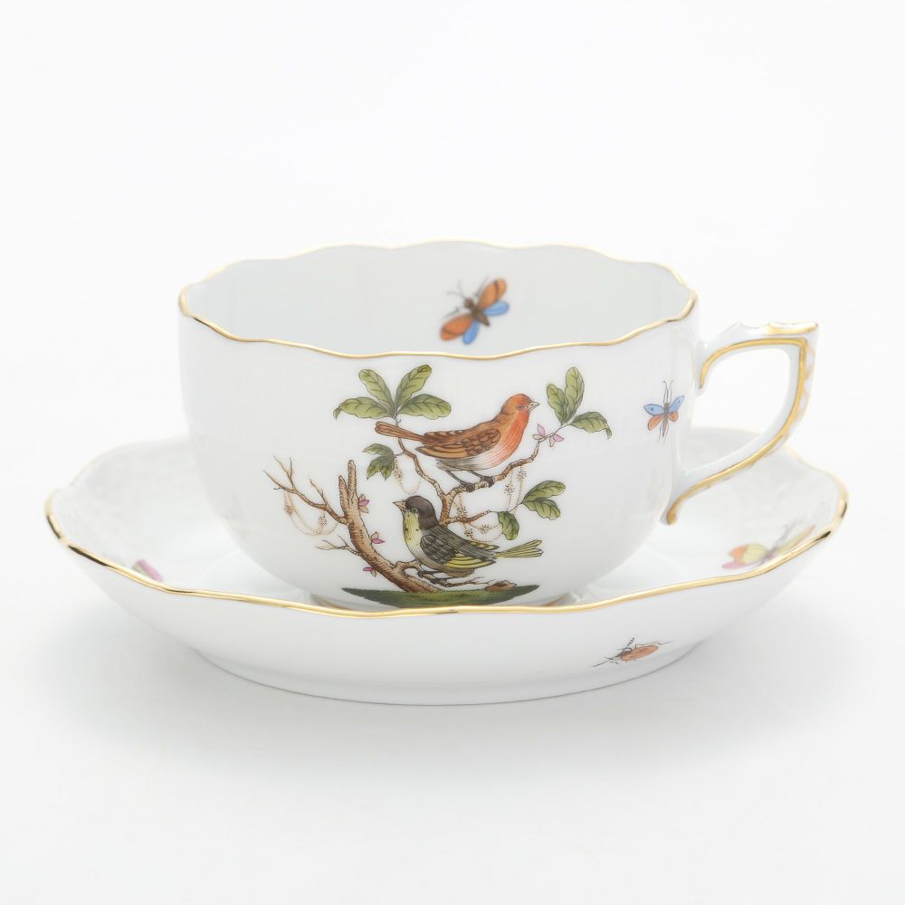 ヘレンド ロスチャイルドバード RO-3 00724-0-00 ティーカップ＆ソーサー 200ml