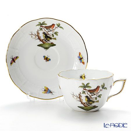 ヘレンド ロスチャイルドバード RO-3 00730-0-00 ティーカップ＆ソーサー（兼用） 200ml