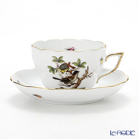 ヘレンド ロスチャイルドバード RO-1 00730-0-00 ティーカップ＆ソーサー（兼用） 200ml