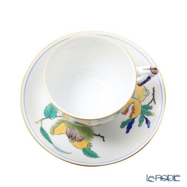 ヘレンド シノワズリ（中国趣味） クタニ KUT ラージカップ＆ソーサー マンダリン 03364-0-21